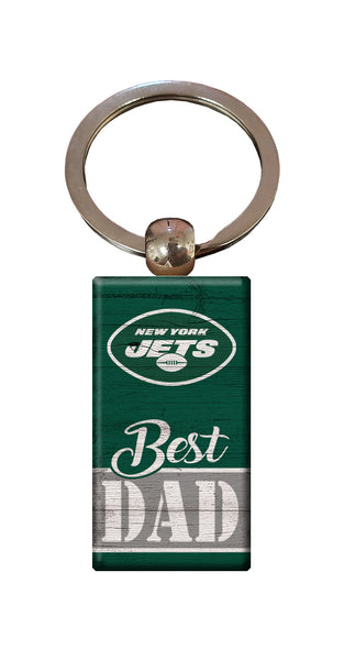 Wholesale NFL2051-Best Dad Keychain / N2051-New York Jets