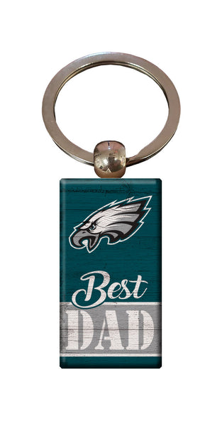 Wholesale NFL2051-Best Dad Keychain / N2051-Philadelphia Eagles