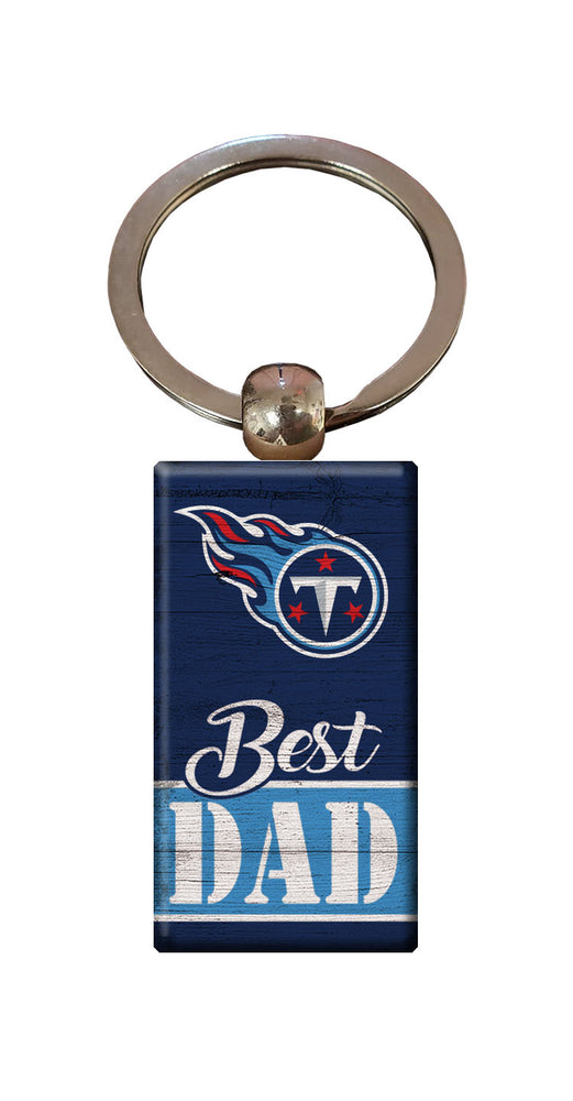 Wholesale NFL2051-Best Dad Keychain / N2051-Tennessee Titans