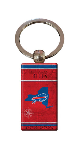 Wholesale NFL2052-Coordinates Keychain / N2052-Buffalo Bills