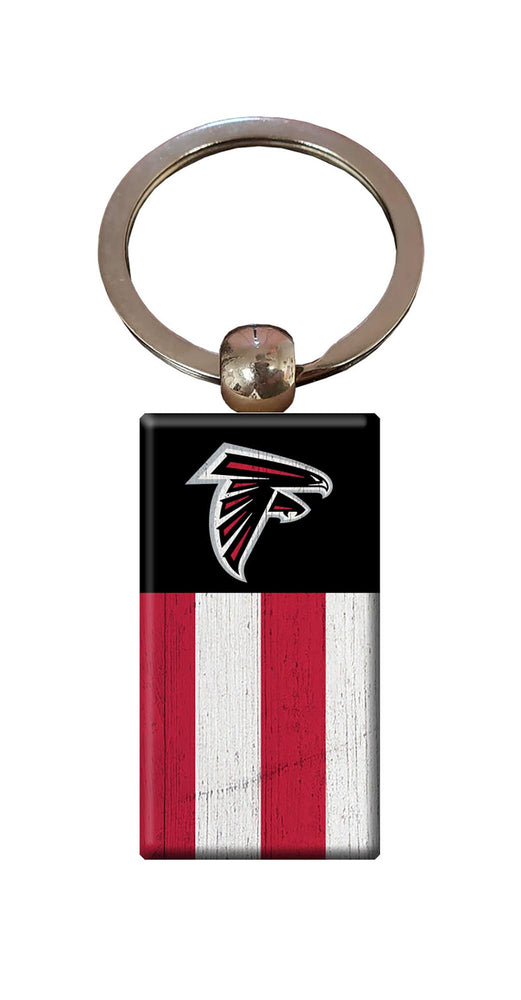 Wholesale NFL2055-Rectangle Flag Keychain / N2055-Atlanta Falcons