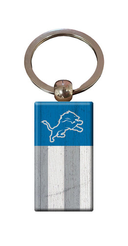 Wholesale NFL2055-Rectangle Flag Keychain / N2055-Detroit Lions