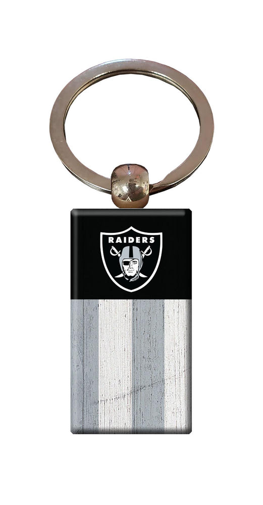Wholesale NFL2055-Rectangle Flag Keychain / N2055-Las Vegas Raiders