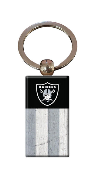 Wholesale NFL2055-Rectangle Flag Keychain / N2055-Las Vegas Raiders