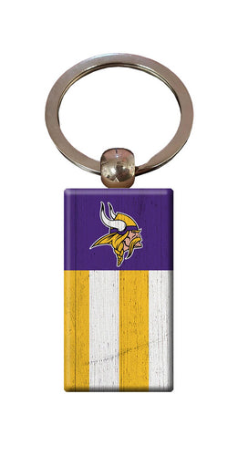 Wholesale NFL2055-Rectangle Flag Keychain / N2055-Minnesota Vikings