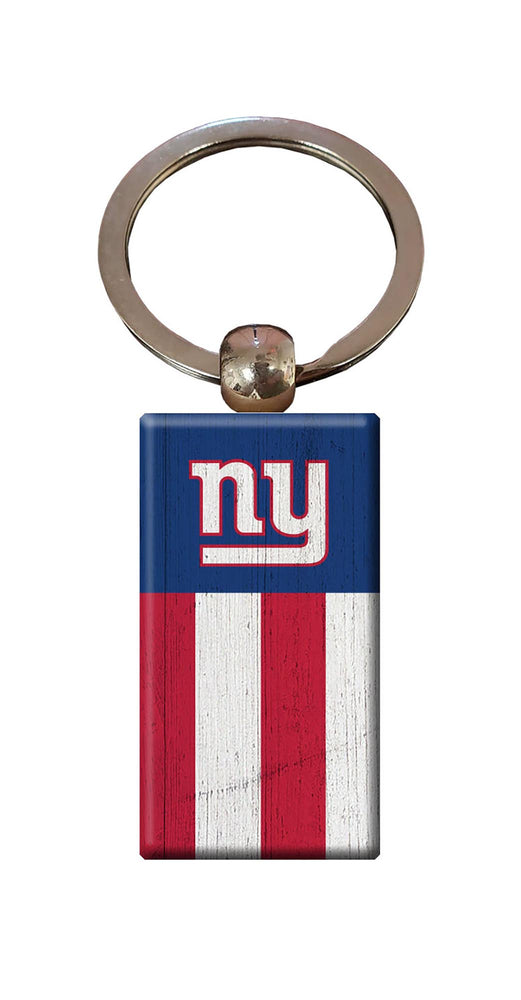 Wholesale NFL2055-Rectangle Flag Keychain / N2055-New York Giants