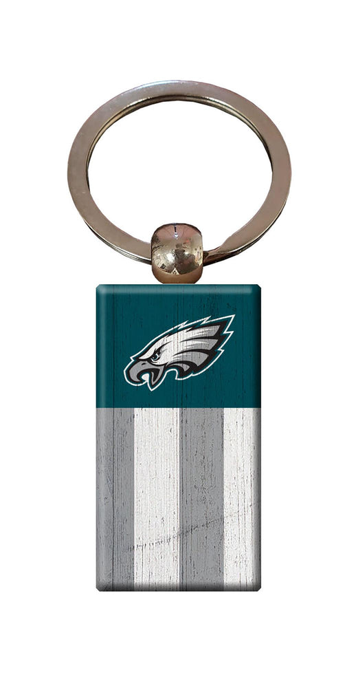 Wholesale NFL2055-Rectangle Flag Keychain / N2055-Philadelphia Eagles