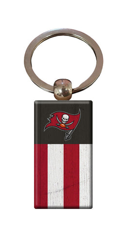 Wholesale NFL2055-Rectangle Flag Keychain / N2055-Tampa Bay Buccaneers