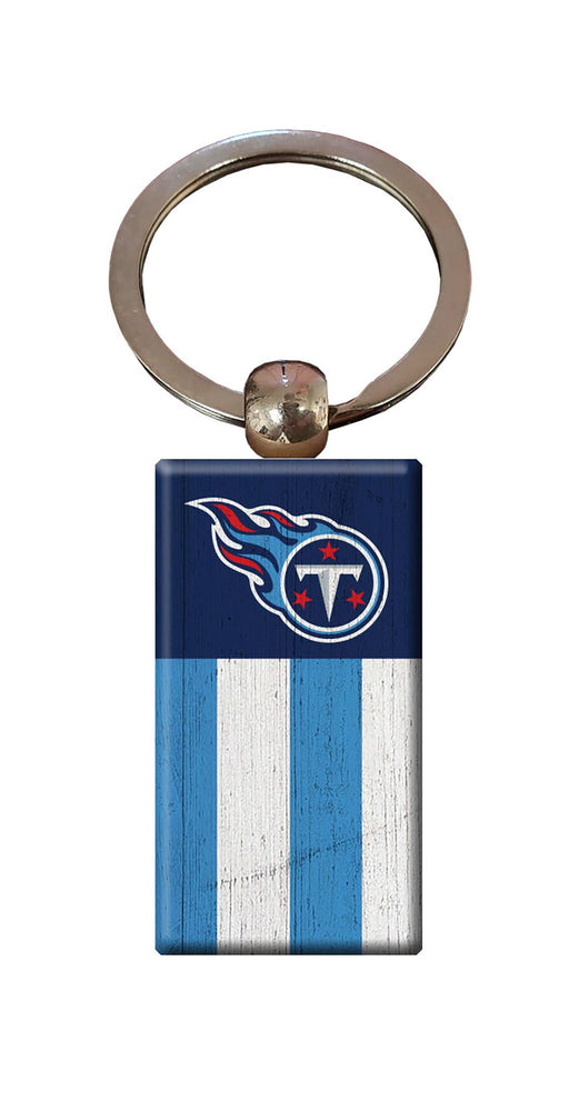 Wholesale NFL2055-Rectangle Flag Keychain / N2055-Tennessee Titans