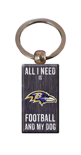 Wholesale NFL2056-All I Need Keychain / N2056-Baltimore Ravens