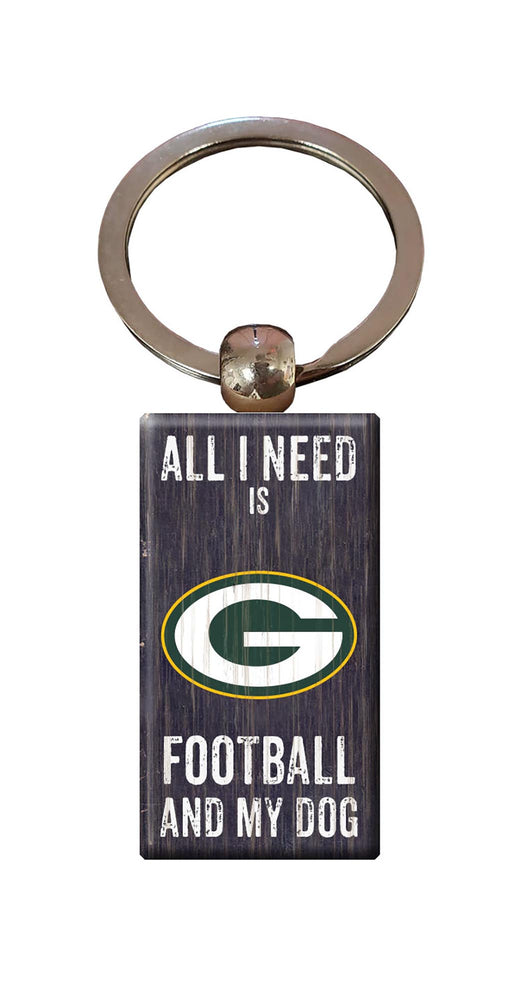 Wholesale NFL2056-All I Need Keychain / N2056-Green Bay Packers