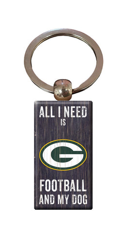 Wholesale NFL2056-All I Need Keychain / N2056-Green Bay Packers