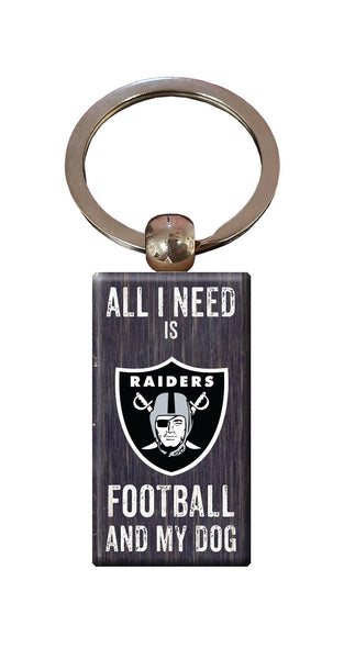 Wholesale NFL2056-All I Need Keychain / N2056-Las Vegas Raiders