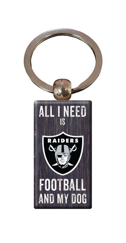 Wholesale NFL2056-All I Need Keychain / N2056-Las Vegas Raiders