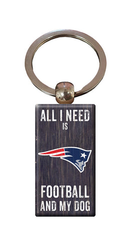 Wholesale NFL2056-All I Need Keychain / N2056-New England Patriots