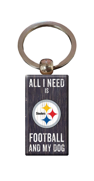 Wholesale NFL2056-All I Need Keychain / N2056-Pittsburgh Steelers