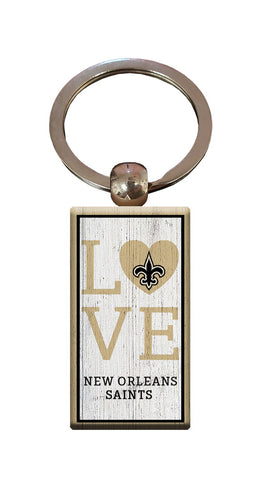 Wholesale NFL2057-Love Keychain / N2057-New Orleans Saints