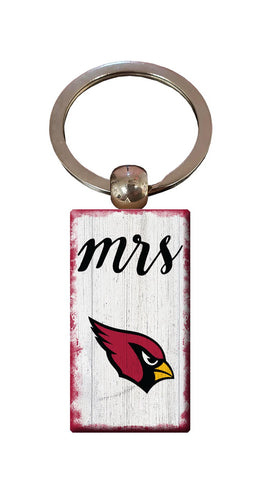 Wholesale NFL2059-Script Mrs Keychain / N2059-Arizona Cardinals