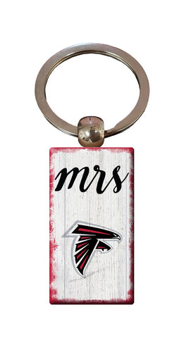 Wholesale NFL2059-Script Mrs Keychain / N2059-Atlanta Falcons