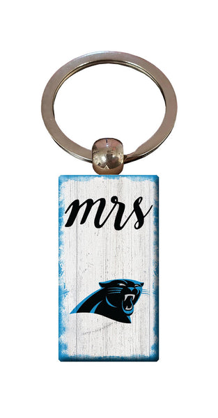 Wholesale NFL2059-Script Mrs Keychain / N2059-Carolina Panthers