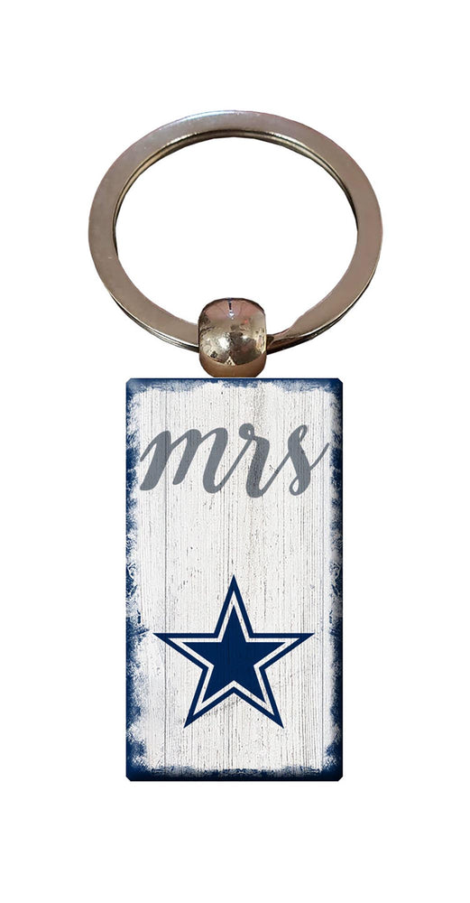 Wholesale NFL2059-Script Mrs Keychain / N2059-Dallas Cowboys