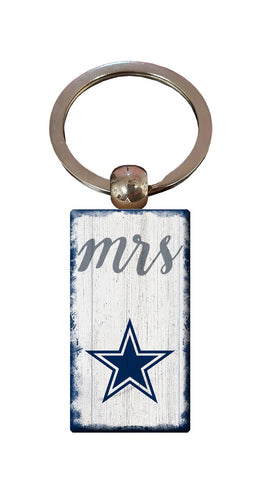 Wholesale NFL2059-Script Mrs Keychain / N2059-Dallas Cowboys