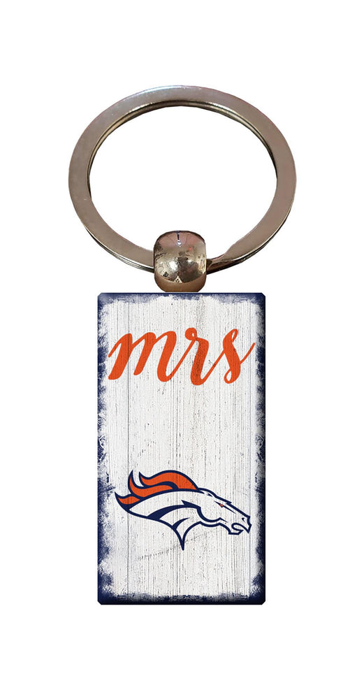 Wholesale NFL2059-Script Mrs Keychain / N2059-Denver Broncos