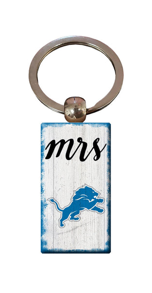 Wholesale NFL2059-Script Mrs Keychain / N2059-Detroit Lions