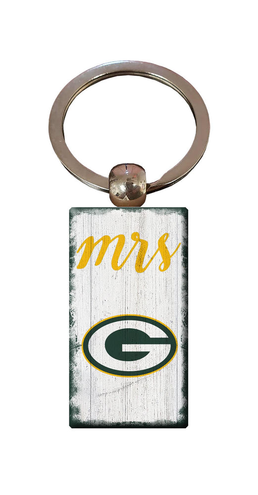 Wholesale NFL2059-Script Mrs Keychain / N2059-Green Bay Packers