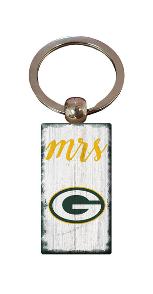 Wholesale NFL2059-Script Mrs Keychain / N2059-Green Bay Packers