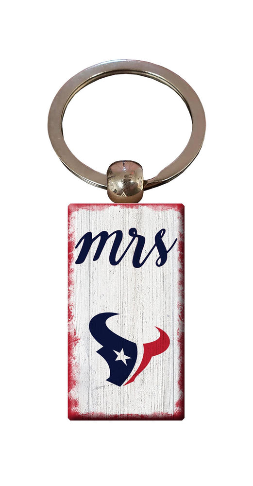 Wholesale NFL2059-Script Mrs Keychain / N2059-Houston Texans