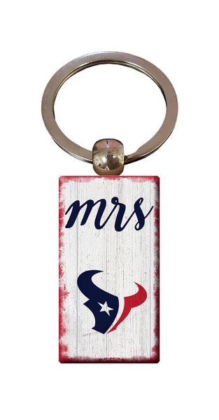 Wholesale NFL2059-Script Mrs Keychain / N2059-Houston Texans