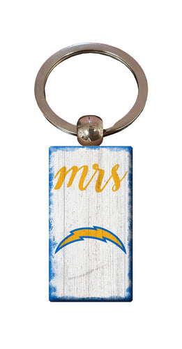 Wholesale NFL2059-Script Mrs Keychain / N2059-Los Angeles Chargers