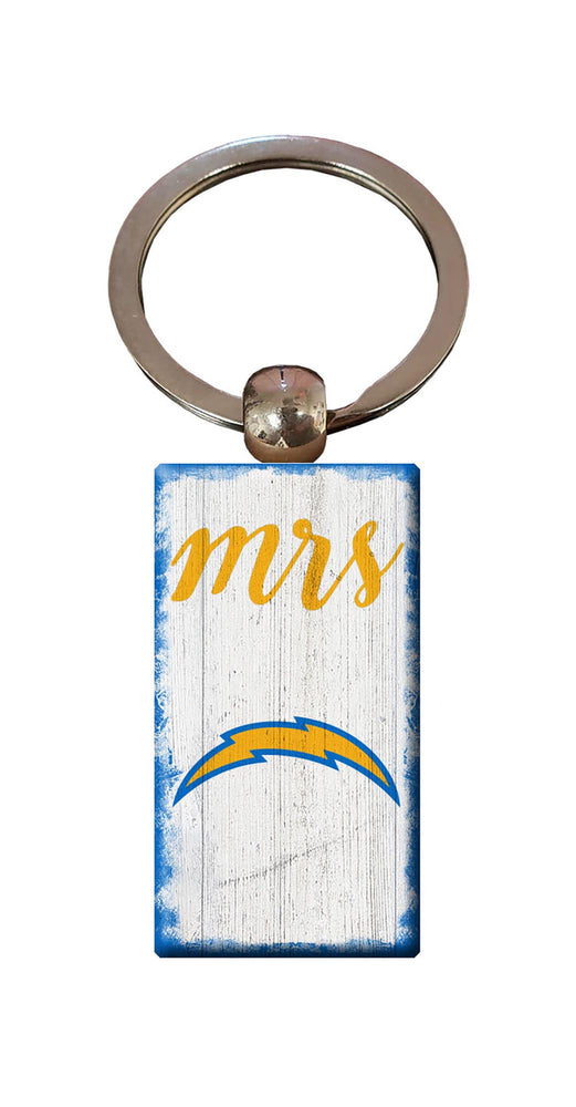 Wholesale NFL2059-Script Mrs Keychain / N2059-Los Angeles Chargers