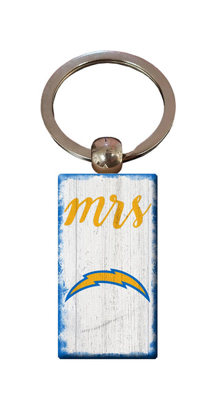 Wholesale NFL2059-Script Mrs Keychain / N2059-Los Angeles Chargers