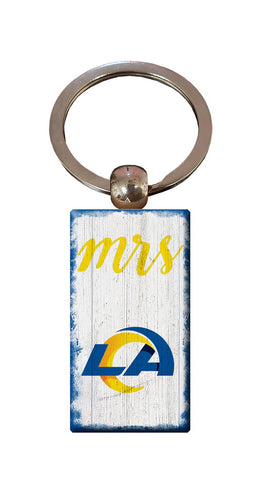 Wholesale NFL2059-Script Mrs Keychain / N2059-Los Angeles Rams