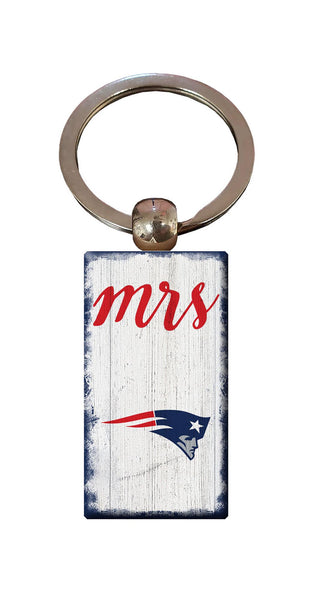 Wholesale NFL2059-Script Mrs Keychain / N2059-New England Patriots