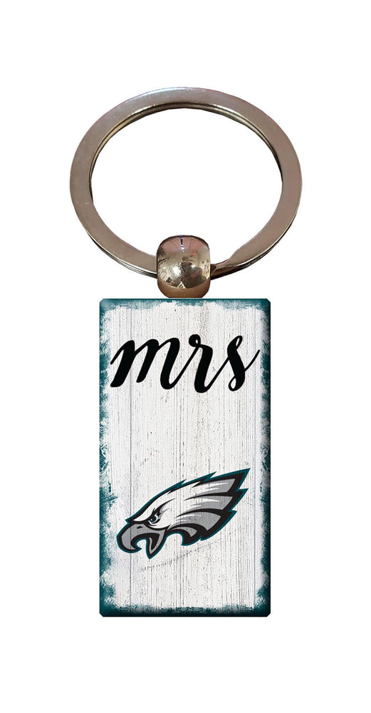 Wholesale NFL2059-Script Mrs Keychain / N2059-Philadelphia Eagles