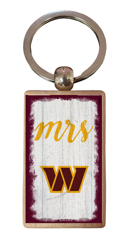 Wholesale NFL2059-Script Mrs Keychain / N2059-Washington Commanders