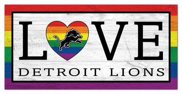 Wholesale NFL2064-LGBTQ Love 6x12 / N2064-Detroit Lions