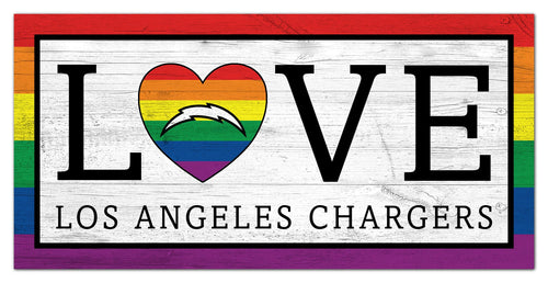 Wholesale NFL2064-LGBTQ Love 6x12 / N2064-Los Angeles Chargers