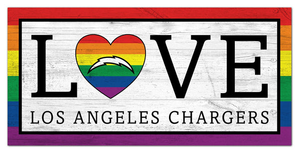 Wholesale NFL2064-LGBTQ Love 6x12 / N2064-Los Angeles Chargers