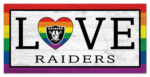 Wholesale NFL2064-LGBTQ Love 6x12 / N2064-Las Vegas Raiders