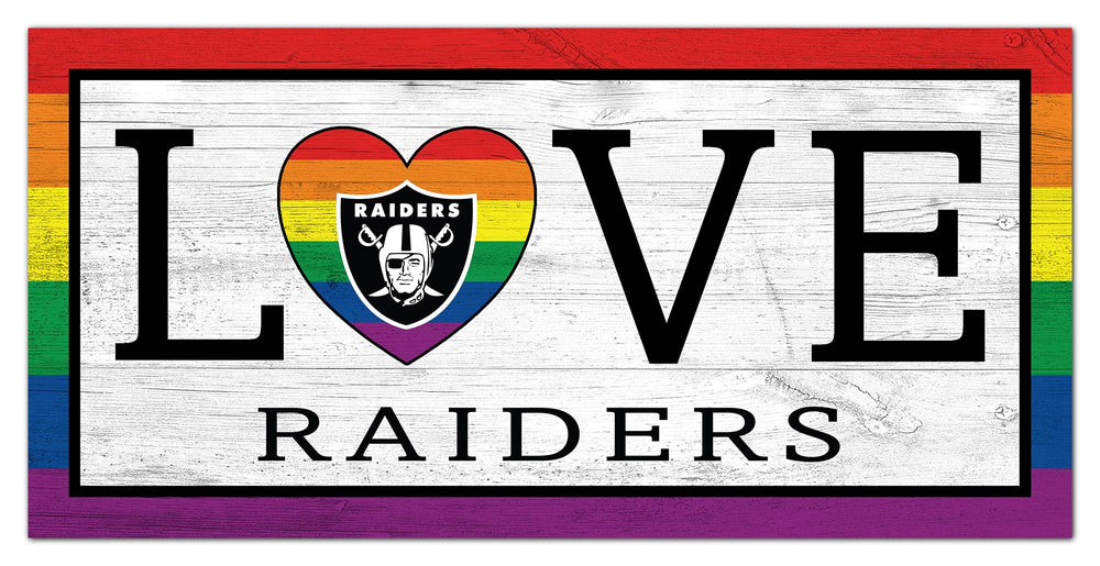Wholesale NFL2064-LGBTQ Love 6x12 / N2064-Las Vegas Raiders