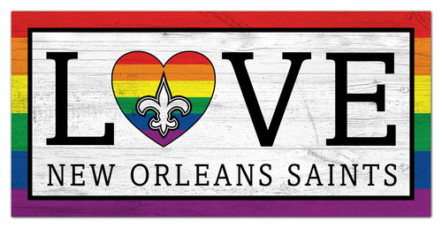 Wholesale NFL2064-LGBTQ Love 6x12 / N2064-New Orleans Saints