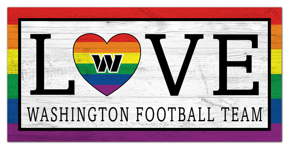 Wholesale NFL2064-LGBTQ Love 6x12 / N2064-Washington Commanders