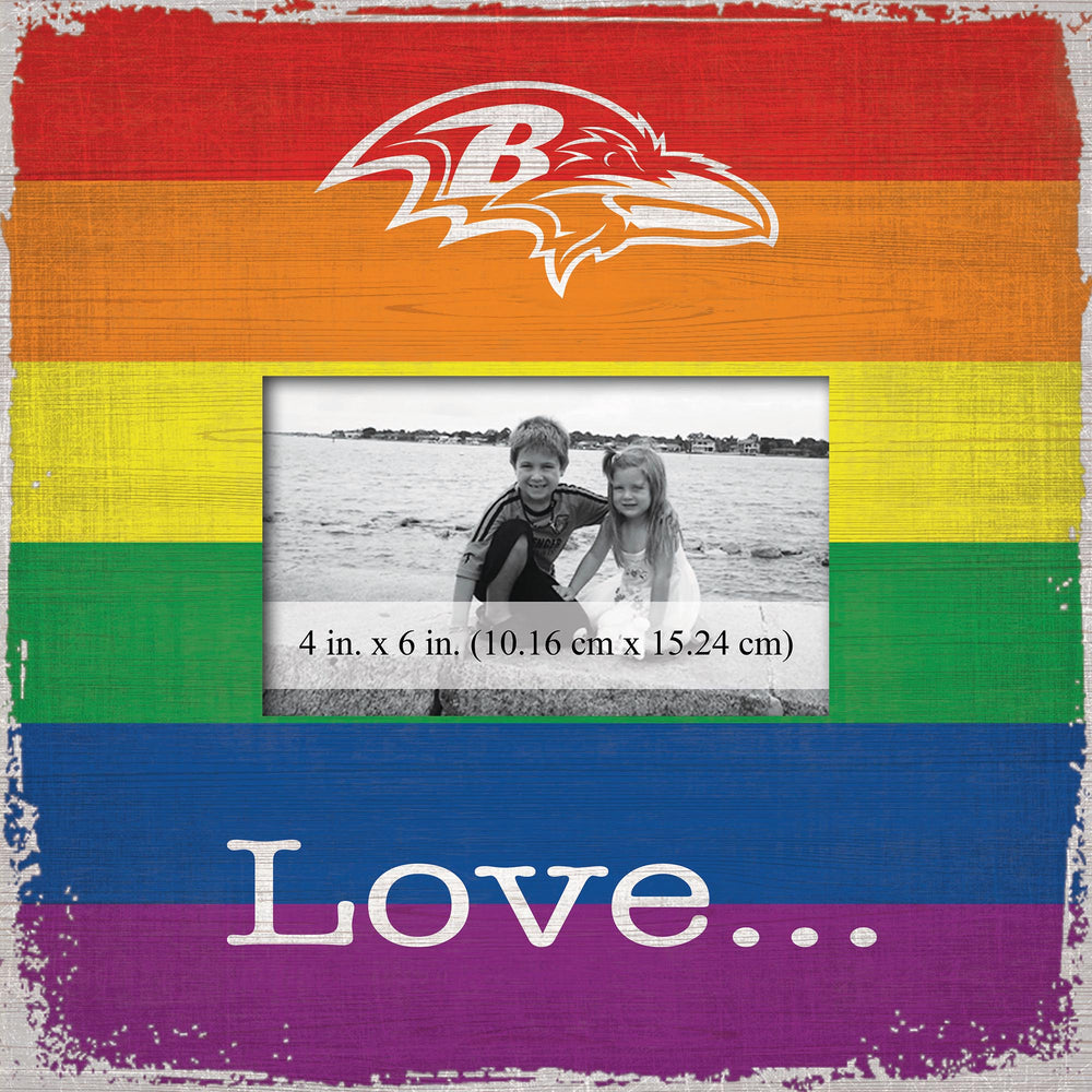 Wholesale NFL2065-Love Pride 10x10 Frame / N2065-Baltimore Ravens