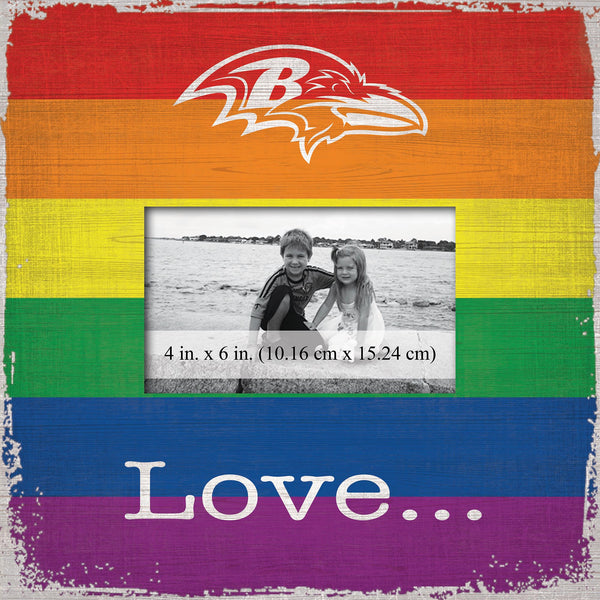 Wholesale NFL2065-Love Pride 10x10 Frame / N2065-Baltimore Ravens