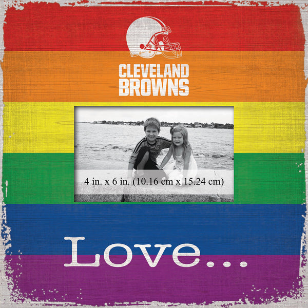 Wholesale NFL2065-Love Pride 10x10 Frame / N2065-Cleveland Browns