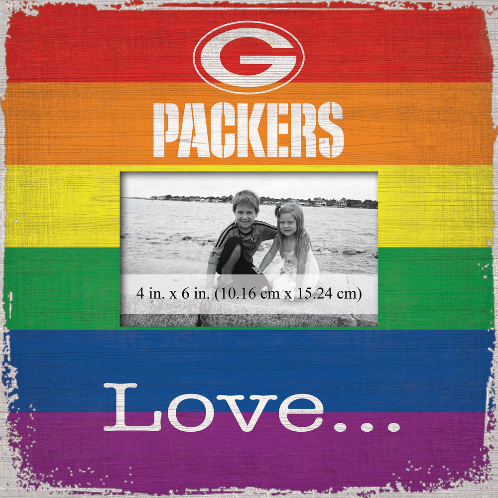 Wholesale NFL2065-Love Pride 10x10 Frame / N2065-Green Bay Packers